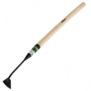 Изображение товара Мотыга стальная Сибртех 62312 (60х80х780 мм, узкая, деревянный черенок)