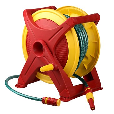 Изображение товара Поливочный набор Grinda HS-25 4 предмета шланг 25 м с креплением к стене