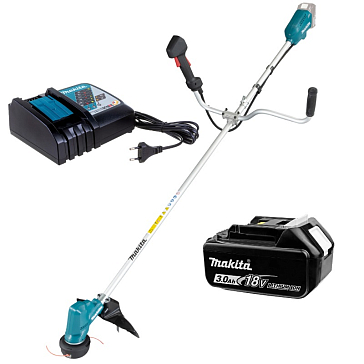 Изображение товара Аккумуляторная коса Makita DUR190UZX3 - 18 В с аккумулятором и зарядным устройством