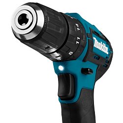 Аккумуляторная дрель-шуруповерт Makita DF333DYX14 (2xАКБ Li-ion 12 В, 1,5 Ач, ЗУ, кейс + набор бит D-31083)