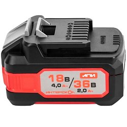 Аккумуляторный слайдерный блок Интерскол АПИ-4(2)/18(36)И 2400.204