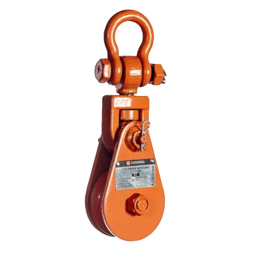 Изображение товара Блок шкивовый однорольный с проушиной Сибталь 13766 8T монтажный грузовой