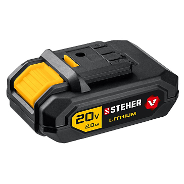Изображение товара Аккумуляторная батарея Steher V1-20-2, 20 В, 2.0 Ач для строительного инструмента