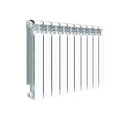 Радиатор биметаллический Rifar Base 500, 10 секций, боковое подключение трубы