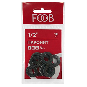 Изображение товара Набор прокладок из паронита FOOB 1/2", 10 шт.
