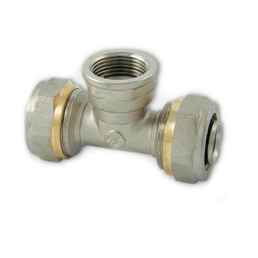 Изображение товара Тройник Altstream 20х1/2Мх20 НР для металлопластиковых труб Италия