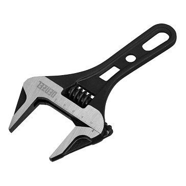 Изображение товара Ключ разводной Denzel 15753, 155 мм, CrV, кованый, укороченная рукоятка