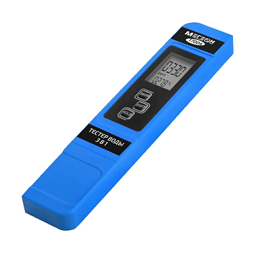 Изображение товара Тестер воды 3 в 1 Мегеон 17004 — солемер, кондуктометр и термометр