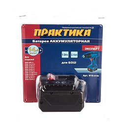 Аккумулятор Практика 910-416 (для моделей бренда Bosch, 14.4В, Li-ion)