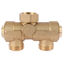 Комплект трехходового клапана Stout SFB-0001-000001 для котла + бойлера