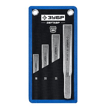 Изображение товара Набор слесарных зубил по металлу Зубр Профессионал Двутавр 2104-H4, 4шт 
