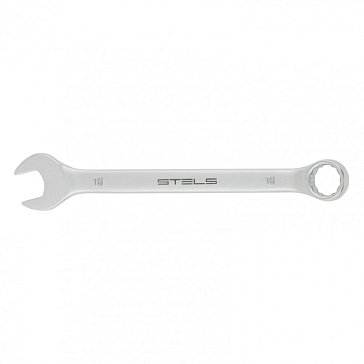 Изображение товара Ключ комбинированный Stels 15221 (16 мм, CrV, матовый хром)