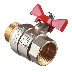 Кран шаровой Valtec BASE ВР-НР 3/4" с бабочкой VT.218.N.05