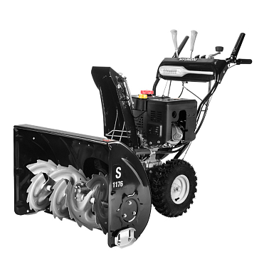Изображение товара Бензиновый снегоуборщик Hyundai S 1176 мощность 11 л.с., ширина 76 см