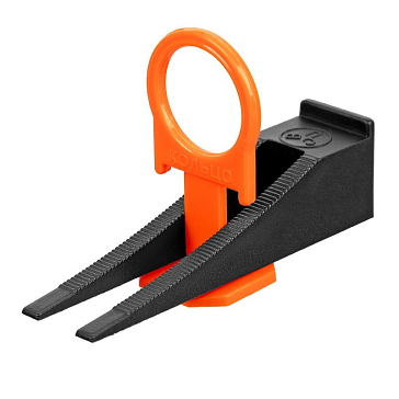 Изображение товара Комплект зажимов и клиньев для системы выравнивания плитки Сибртех 88114 500 шт