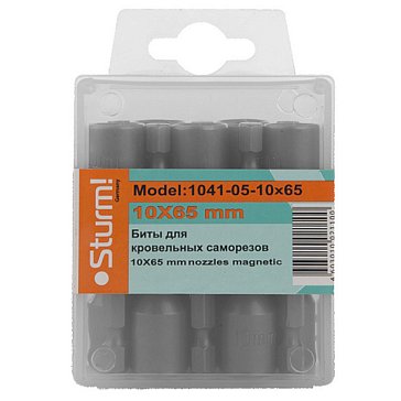 Изображение товара Бита Sturm 1041-05-10x65 для кровельных саморезов, 10 шт