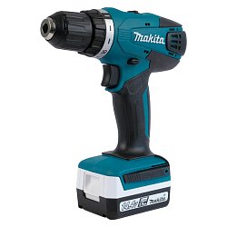 Аккумуляторная дрель-шуруповерт Makita DF347DWE (2 батареи, max диаметр сверления дерева 25 мм)