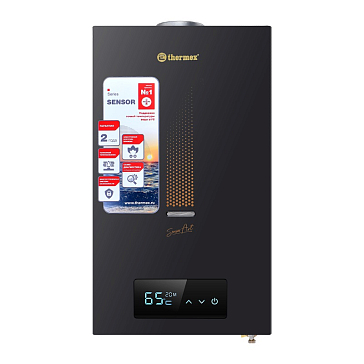 Изображение товара Газовый проточной водонагреватель Thermex S 20 MD (Art Black) 10 л