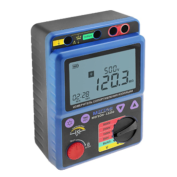 Изображение товара Измеритель сопротивления изоляции Мегеон 13250 к0000021133 с поверкой