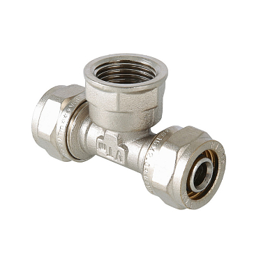 Изображение товара Тройник обжимной Valtec 20*3/4" для металлопластиковых труб