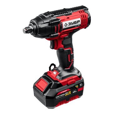 Изображение товара Гайковерт ударный Зубр ГУЛ-255-41 18В 4Ач с кейсом