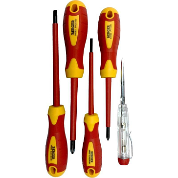 Изображение товара Набор диэлектрических отверток Berger BG1065 5 предметов до 1000В