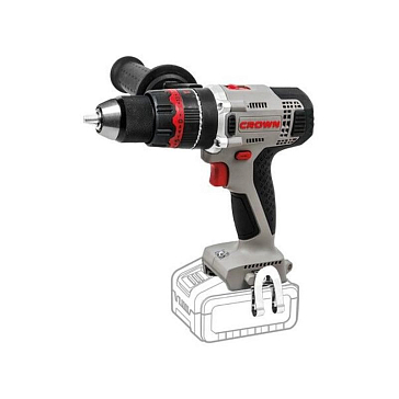 Изображение товара Аккумуляторный ударный дрель-шуруповерт Crown CT21075HMX, 20 В, 60 Нм, без АКБ и ЗУ