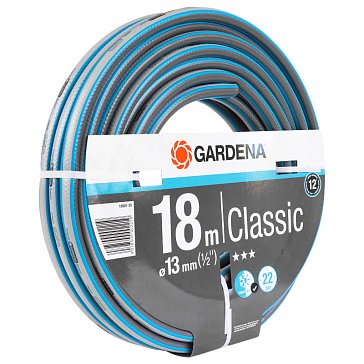 Изображение товара Поливочный шланг Gardena Classic 18001-20.000.00 18 м армированный ПВХ