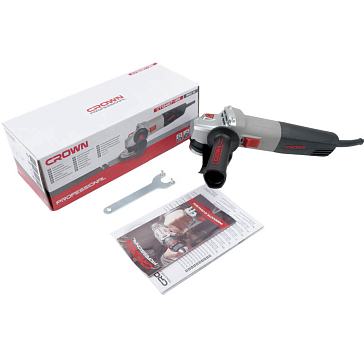 Изображение товара Угловая шлифмашина Crown CT13497-125 с мощностью 860 Вт