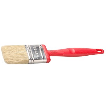 Изображение товара Кисть плоская Зубр БСГ-50 натуральная щетина 75мм быстросъемная голова