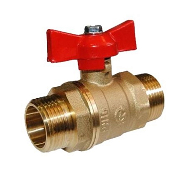 Изображение товара Кран шаровой Галлоп DN-20 СТАНДАРТ 233 бабочка Н*Н 0103204