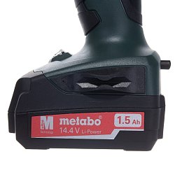 Аккумуляторная дрель-шуруповерт Metabo BS 14.4 602206550 (1500 оборотов/мин, напряжение 14.4 вольт)