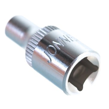 Изображение товара Головка торцевая для гайковертов Jonnesway 1/4 4 мм 6-гранная с внутренним шестигранником