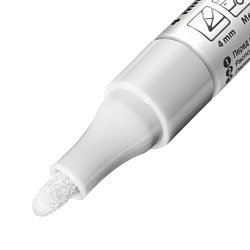 Маркер с нитроэмалью Lekon, белый, 011904