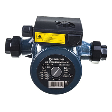 Изображение товара Циркуляционный насос Unipump CP 25-80 180 67837 для отопления и горячей воды