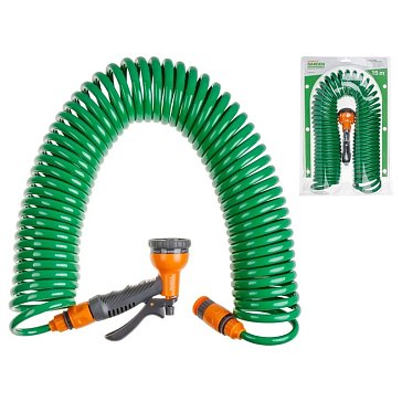 Изображение товара Шланг витой Startul Garden ST6012-09 (15м + поливочный набор)
