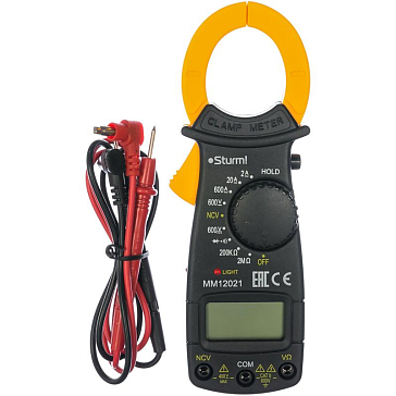 Изображение товара Токоизмерительные клещи Sturm MM12021 для переменного и постоянного тока 600А