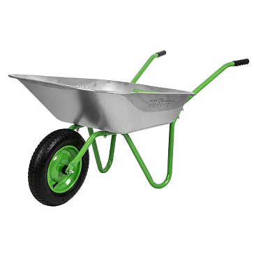 Изображение товара Тачка садовая Сибртех 689615 одноколесная 65 л пневматическая