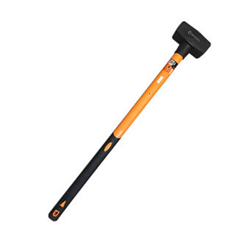 Изображение товара Кувалда Вихрь К5Ф 73/6/1/7 с фиберглассовой рукояткой - надежный строительный инструмент, 5 кг