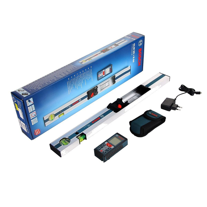 Лазерный дальномер Bosch GLM 80 + шина Bosch R60 0.601.072.301 в Рыбинске