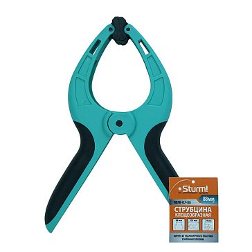 Изображение товара Струбцина клещеобразная Sturm 1078-07-88, длина 205мм, зев 88мм