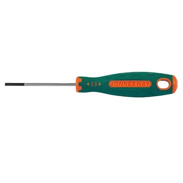 Изображение товара Отвертка стержневая шлицевая ANTI-SLIP GRIP Jonnesway D71S5125 046123, SL5.5х125 мм