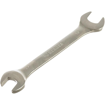 Изображение товара Рожковый ключ Berger BG1091 17x19 мм 222 мм надежный инструмент для работы