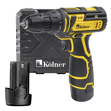 Изображение товара Дрель-шуруповерт аккумуляторная Kolner KCD 12-2LC 12 В 650 об/мин