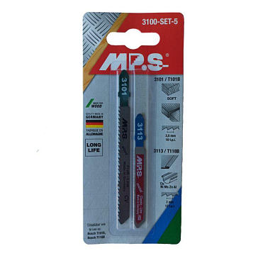 Изображение товара Полотна для лобзика MPS 81-1-116 набор 75 мм