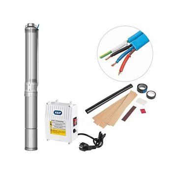 Изображение товара Насос скважинный центробежный A&P AGELESS-3-2100/23-2/8 AP01B01