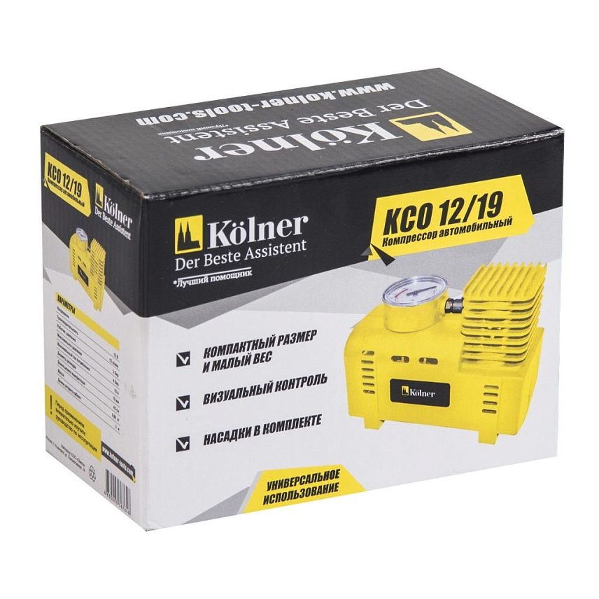 Компрессор автомобильный Kolner KCO 12/19 в Рыбинске