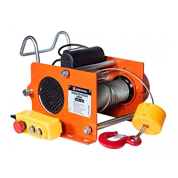 Изображение товара Электрическая лебедка Сибталь 14911 0,4т компакт с тросом 30м Россия