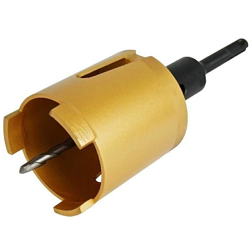 Изображение товара Коронка алмазная Практика Эксперт для бетона и камня 82 мм SDS-Plus