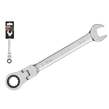 Изображение товара Ключ комбинированный Pro Startul PRO-7213 13 мм с трещоточным шарниром